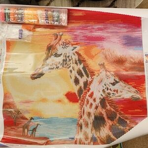 Colorful Giraffe Diamond Painting Kit